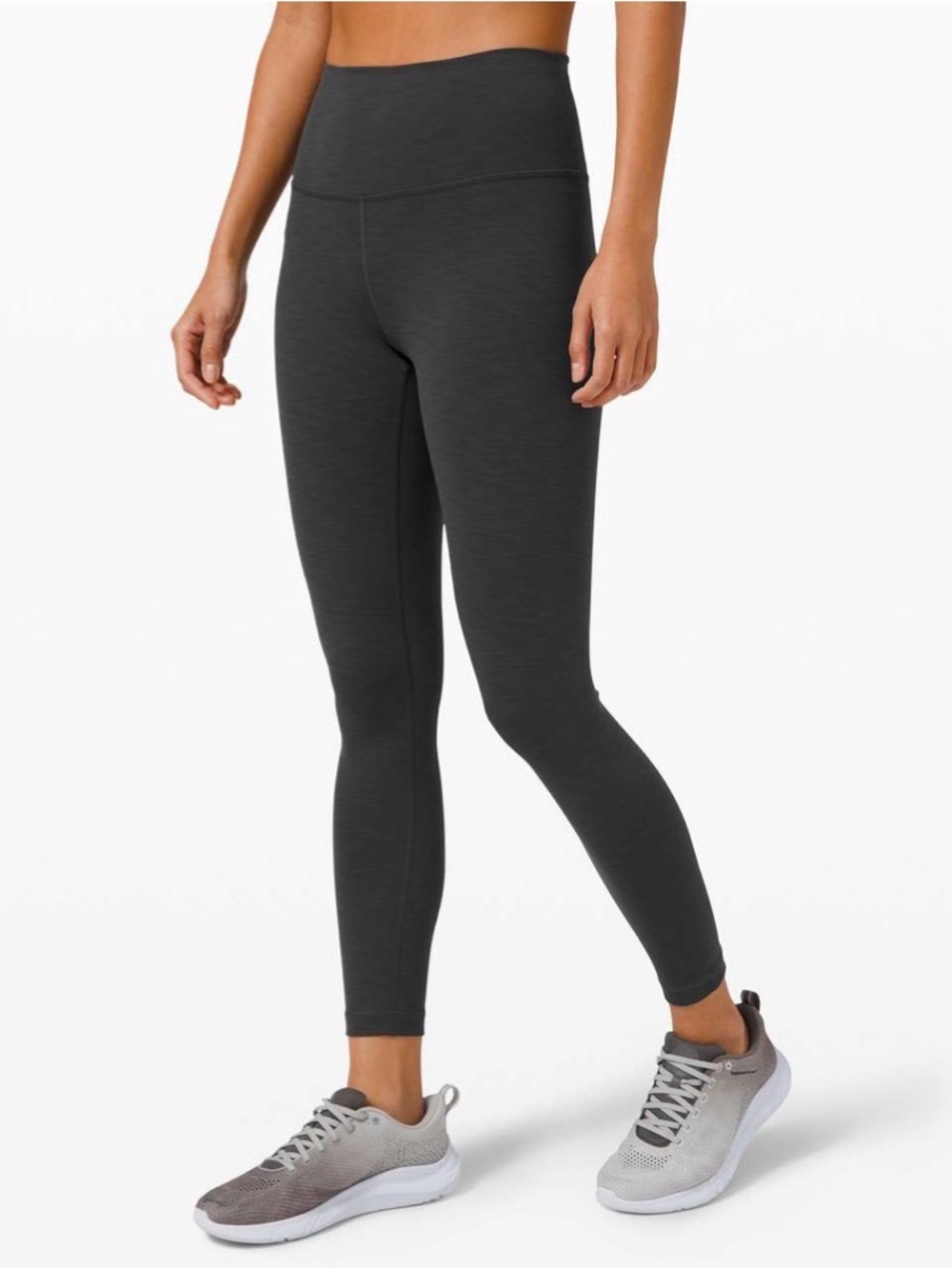 Lululemon Wunder Train High-Rise Tight 25" in Heathered Graphite Grey